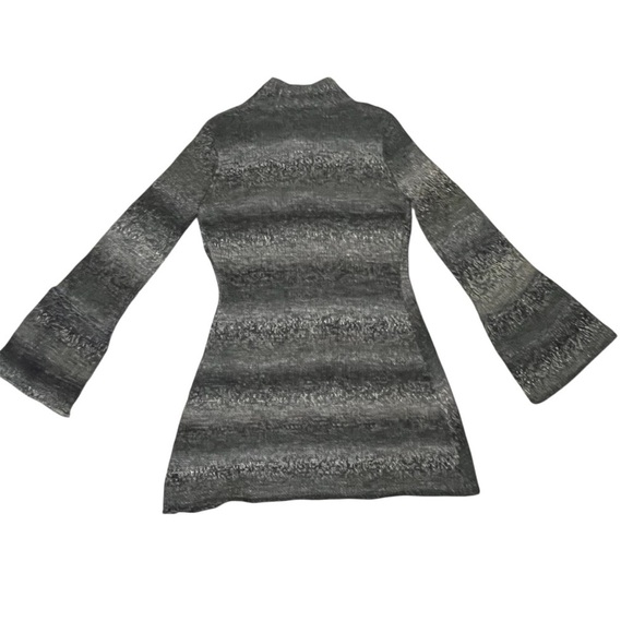 prAna Amber Duster Sweater | Bell Sleeve Snap Buttons Knit Wool Blend | Size S - Picture 2 of 4